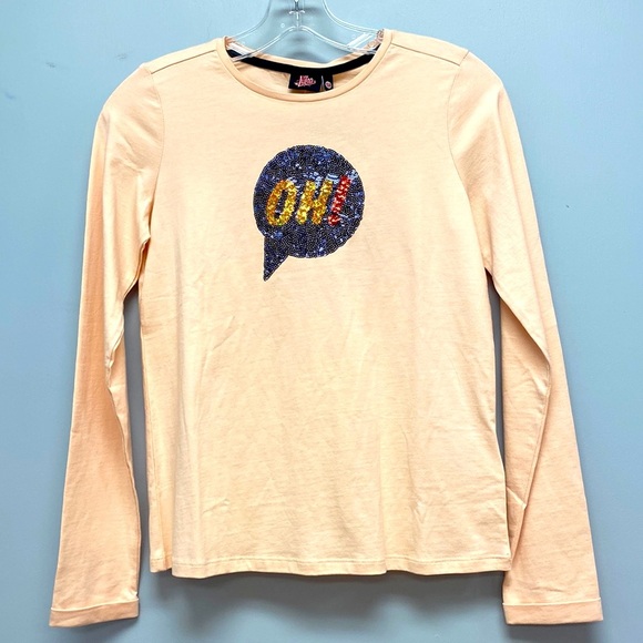 Disney Soy Luna Sequin Long Sleeve Shirt - Picture 1 of 4